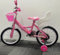HUOLE Vélo Enfant 16, avec Frein à rétropédalage et Roues stabilisatrices, pour Fille et garçon de 5 à 8 Ans et Plus, Sièges arrière, rétroviseurs, Panier,16 Pouces - Rose