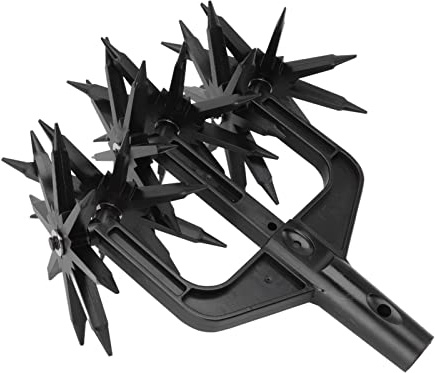 Cultivador rotativo de jardín, 2 en 1 Herramienta escarpista de Suelo Ventilada Ventilada Herramienta de jardín rotativo Ratina para Plantar y Mezclar Tierra