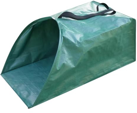 Bolsa de recogida de hojas – Contenedor de residuos de 200 l, contenedor de basura reutilizable para hojas, hierba, ramas | Ayudante de limpieza al aire libre, diseño plegable y ligero para