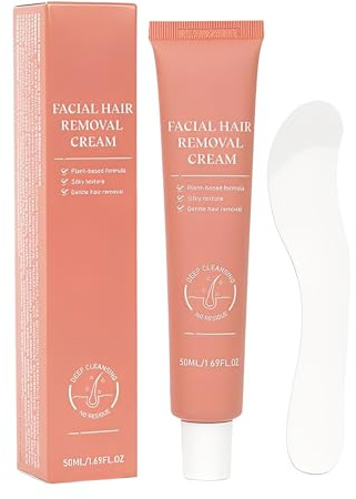 Crema Per La Rimozione Dei Facciali | Prodotti Per La Depilazione Idratanti Da 50 Ml - Crema Depilatoria Con Estratti Vegetali Per Il Viso Delle Donne,Per Donne, Ragazze, Madre, Fidanzata, Moglie, Sor