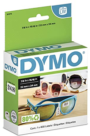 DYMO Authentic LW Price Tag Labels DYMO Labels for LabelWriter Printers White 15/16 x 7/8 1 Roll of 403