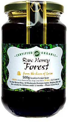 ROHER BIO WALDHONIG, 500g - Unpasteurisierter, Grob Gefilterter Honig - Kaltgepresst - 100% Reiner Naturhonig, The Raw Honey Shop