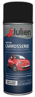 Julien Peinture Aérosol Relooking pour Carrosserie - Voitures et 2 roues - Black Magic Pearl 400ml