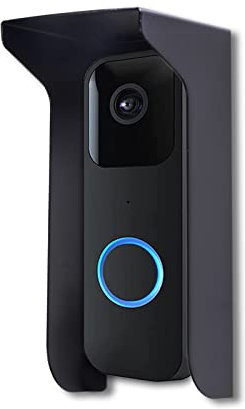 dgyezhao Regensichere Abdeckung für Türklingel, Blendschutz für Metalltürklingel, Sonnen- und wasserbeständig, geeignet für die meisten Videotürklingeln