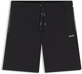 BOSS Mens Mix&Match Short CW Embroidered-Logo Shorts in Stretch Cotton