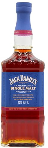 Jack Daniel's - American Single Malt Sherry Cask (1 Litre) - Whiskey 100cl 45% ABV