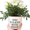 Blumentopf Danke, dass du mir/uns beim Wachsen geholfen hast - Abschiedsgeschenk Lehrer oder Erzieher - Danke sagen