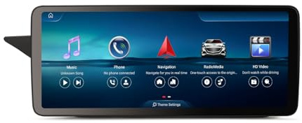 12,3 Pantalla Qualcomm Android 14 8-Core 8GB+128GB Radio Coche Bluetooth GPS Navegador para Mercedes Benz Classe E W212 S212 NTG 4.0 Sistema IPS Wireless CarPlay Android Auto WiFi 4G CANBUS DSP 2K