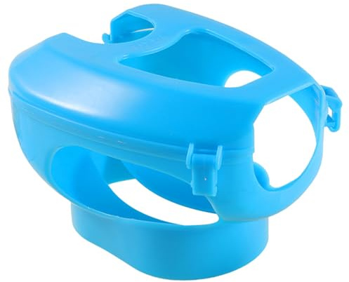 Veemoon Supporto Fisso per Piccioni in Plastica Azzurra per Alimentazione e Iniezione, Telaio per Uccelli Supporto Cavo, Accessori per Forniture Sanitarie di Piccioni Viaggiatori