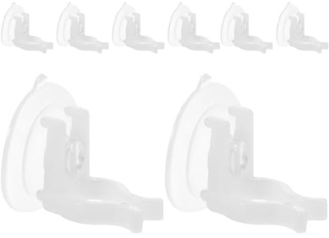 VILLFUL Portacandele Elettrico con Ventosa Forte per 8 Pezzi di Candele Elettriche da Finestra in Pvc e Plastica Resistente per Decorazioni Natalizie