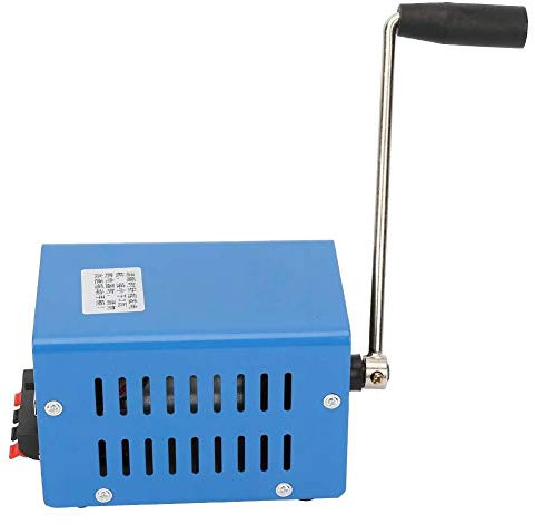 Hand Crank Electric Generator + Hand-Cranked Generator, Hand-Cranked Usb Port Charger Travel Emergency Manual Dynamotor