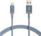 Amazon Basics - Cavo di ricarica USB-A a Lightning, certificato MFi, in nylon intrecciato, per iPhone, grigio scuro, 1.8 m, confezione da 2