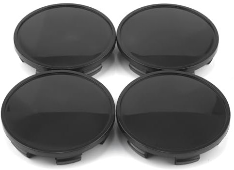 RhinoTuning 4 Stück Radnabenkappen für TSW Nabendeckel OD 65 mm ID 59 mm, Schwarz Radnabenabdeckung Geeignet für F150 Mustang Contour Focus Rad, BR3Z-1130-B F8ZZ1030 CL3Z1130 Felgendeckel