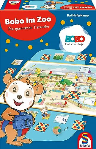 Schmidt Spiele 40648 Bobo Siebenschläfer, Im Zoo, Kinderspiel