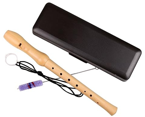 Träblockflöjt Sopran 8 Hål Vertikal Klarinett FlöjtVertikalt Musikinstrument nybörjare sopran blockflöjt (Color : 03)