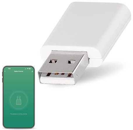 EMOS GoSmart Mini ZigBee Signalverstärker, Smart Home USB Zigbee 3.0 Extender kompatibel mit Tuya, Smart Life, Zigbee-Hub erforderlich