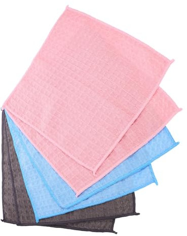 Alipis 6 Piezas Paño De Cocina Paños para Lavar Platos Diseño De Cuadros Gofrados Sencillos para Limpiar y Secar
