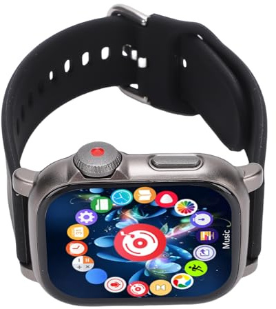 AMONIDA Touchscreen da 2,01 Pollici Lettore MP3 Indossabile, Lettore Musicale Bluetooth 5.4, Dispositivo Musicale da Polso con Altoparlante Integrato, Ideale per Correre, Allenarsi e Viaggiare, 128
