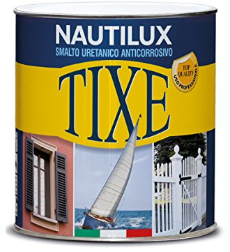 TIXE NAUTILUX Smalto Uretanico Anticorrosivo – Alta Resistenza per Legno, Metallo e Plastica, Finitura Superiore, Vari formati e colori, Azzurro ML 750