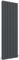 Anthracite Vertical Radiator 1800x590mm Oval Double Panel Column Designer Radiator Central Heating