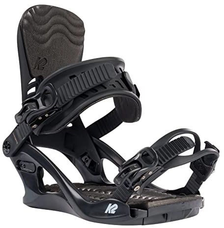 K2 Cassette Women's Snowboard Bindings (Black, Medium)