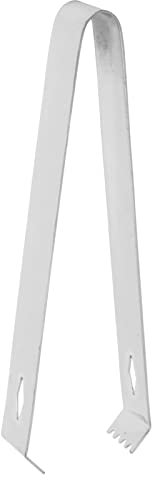 Pinza per Ghiaccio, Pinza per Cocktail Rombo Addensato Pinza per Cubetti di Zucchero per Alimenti in Acciaio Inossidabile per Bar (Specchio riflesso)