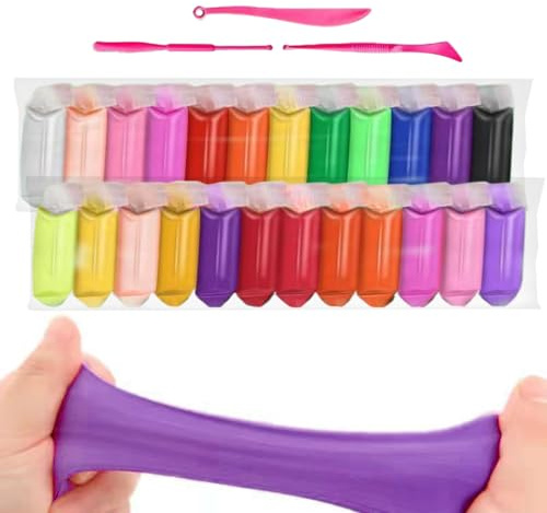 Kit de Pâte à Modeler | Argile de Modelage Ultra Léger pour Activités Créatives | Pâte à Modeler Sécurisée Non Collante pour Activités Manuelles et Adultes