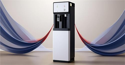 Refrigeratore d'Acqua Indipendente Alimentato dalla Rete elettrica - Distributore di Acqua Calda e Fredda 3 in 1 per la casa, tè, caffè - Idratazione istantanea, indicatore di Care