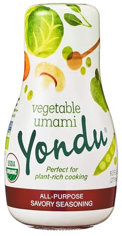 Yondu Vegetable Umami 275 ml - Condimento 100% de umami vegetal & natural bio vegano ecologico organico– Ideal en todos tus platos, realza sabores de forma natural