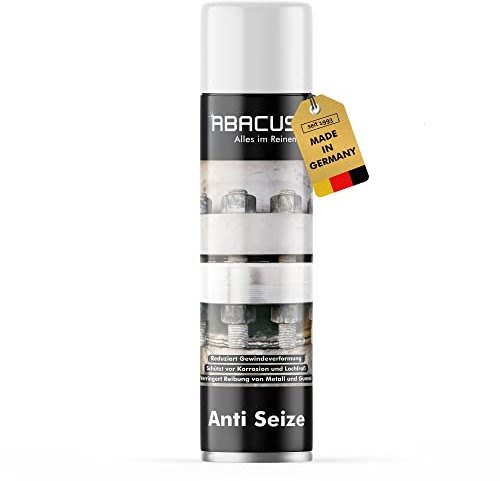 ABACUS® Anti Seize, Anti-Seize Spray, Montagespray, Keramik Spray, Schraubensicherung, Antiseizespray, Montagepaste Spray, Montage-Spray – Anti Seize 400 ml (3200)