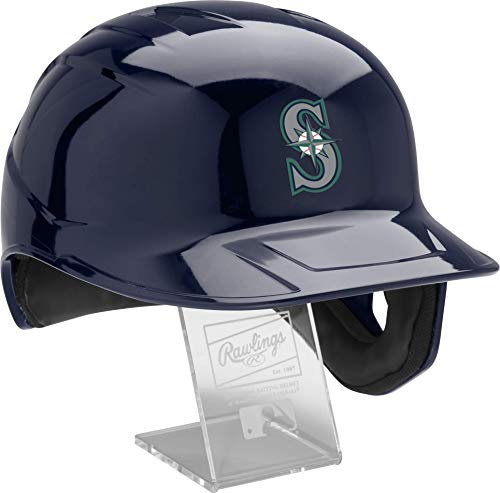 Rawlings MLBMR-Sea Casco de béisbol, Hombres, Azul y Blanco, Adulto