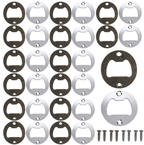 Tiuxiu 30 Pezzi Apribottiglie Apribottiglie Per Birra Apribottiglie Ad Anello Accessori Con Viti Di Fissaggio Adatti Per L'apertura Di Bottiglie Di Birra Bottiglie Di Succo Bottiglie Di Latte