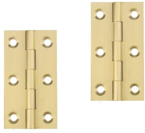 YOFASEN Bisagras de Cobre - Bisagras de Mueble Bisagras a Tope Plegables Bisagras Pequeñas Manualidades Bisagras de Armario