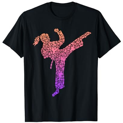 Karate Girl Kampfsportler Damen Kinder Taekwondo Mädchen T-Shirt
