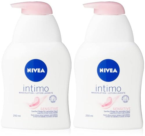 NIVEA Intimo Limpieza Sensible Loción, 250 ml (Paquete de 2)
