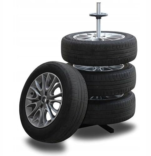 SEVICO Reifenständer Felgenbaum, für mehr Platz in der Garage, Felgenständer, Reifenständer für die Lagerung von 4 Autoreifen mit Felgen, bis Reifenbreite 235 mm Tragkraft von 10 kg