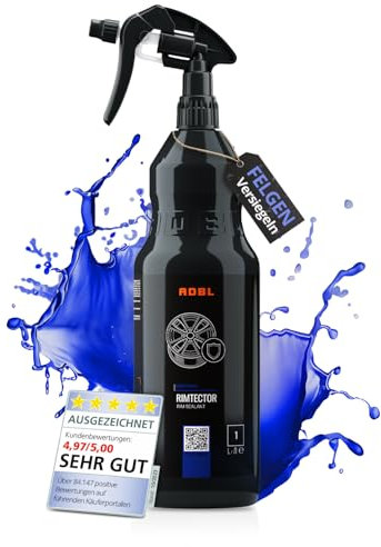 ADBL Rimtector (1L) - Schnelle Felgenversiegelung für langanhaltenden Schutz - Schafft eine hydrophobe Barriere, erleichtert Reinigung und Glanz - Einfache Anwendung - Nassversiegelung für Felgen