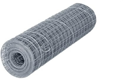 siwitec Drahtgitter verzinkt | 0,5 x 5 m | 12,7 x 12,7 mm Maschenweite | Hasendraht | Volierendraht | Kleintierzaun | Hühnerzaun | Maschendrahtzaun | Drahtgitter | Drahtgeflecht | Gitterzaun