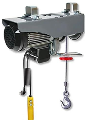 Argano elettrico Micro paranco elettrico 220 V gru PA300 piccolo ascensore per uso domestico gru da 1 tonnellata/0,5 T per decorazione argano Paranco elettrico(20M)