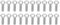 Cheotime 20pcs Sollevamento bullone oculare 304 in acciaio inossidabile spalla macchinaria pese M6