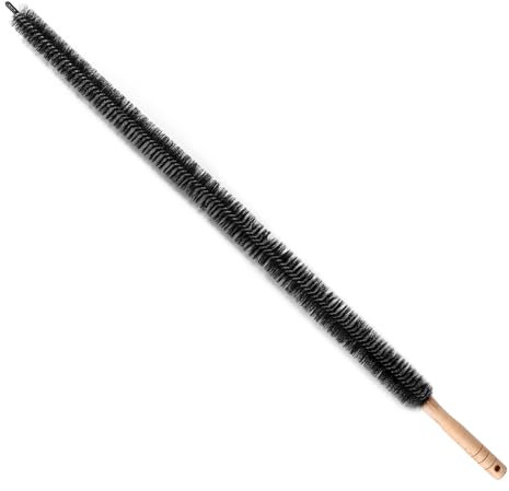 1pcs Radiator Cleaner Brush, 28.74in Long Condenser Lint Brush Head Radiator Genie Duster Flexible Dryer Vent Cleaner Buddy Coil Cleaning Wand Tool for Dryer Vents Stair Rails Furniture