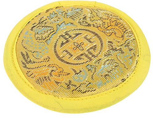 TOYANDONA Buddhistische Klangschalenauflage Handgefertigte Matte Aus Weichem Material Für Klangschalen Praktischer Schutz Für Meditation Und Yoga Ästhetisches Design Unverzichtbares