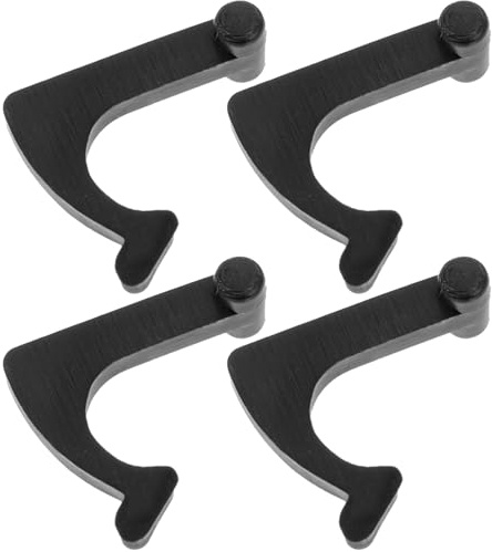 HOODANCOS 4 piezas Soporte Adaptador para Brazo de Tocadiscos de Diseño Elegante Fácil Instalación Compatible con Reproductores de Vinilo y Accesorios para Discos de Vinilo