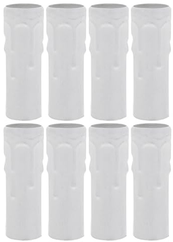 Toddmomy 8 Fundas Para Bombillas De Lámpara De Techo Tipo Vela Para Lámparas Colgantes Y De Techo Incluye Fundas Para Bombillas De Candelabro Y Casquillos De Base