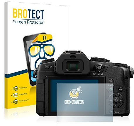 BROTECT 2 Stück Schutzfolie für Panasonic Lumix DMC-G81 Displayschutz Folie Made in Germany, Ultra-Klar