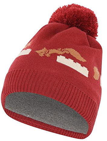 LEGO Wear Unisex Wear Kinder Mädchen Wintermütze mit Bommel Lwakka 702 Beanie M TZE, 368, 48 EU