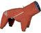 Hurtta Mudventure Overall ECO, Hunderegenmantel, Wasserdicht, Cinnamon-Orange, 30M