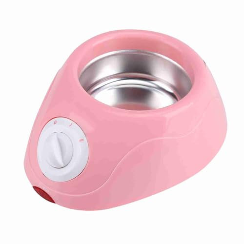 Tnfeeon Olla para Derretir Chocolate, Máquina Eléctrica para Derretir Dulces de Chocolate, Herramienta de Cocina con Juego de Moldes DIY, Herramienta para Derretir Chocolate (Rosa)