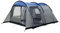 High Peak Tunnelzelt Albany 5, 5 Personen Campingzelt mit Wohn-/Stauraum, eingenähter Zeltboden, Festivalzelt mit Stehhöhe, großes Familienzelt mit 2 Eingängen, doppelwandig, 4.000 mm wasserdicht