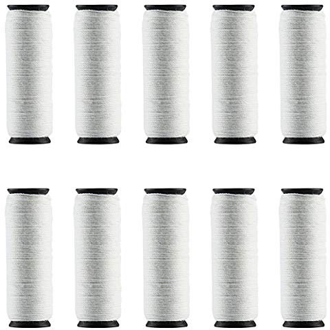 CAPMESSO Epilierer Baumwollschnur Kordeln 25M für Gesichtsepilierer und Gesichtsreinigungsbürste Kordeln